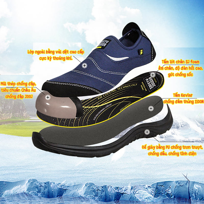 GIÀY BẢO HỘ JOGGER YUKON SIÊU NHẸ