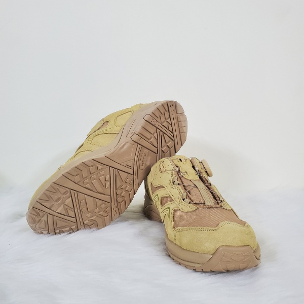 GIÀY BẢO HỘ LAO ĐỘNG HÀN QUỐC HANS HS81 CAMEL KHÓA VẶN SIÊU NHẸ, CHỐNG TRƯỢT