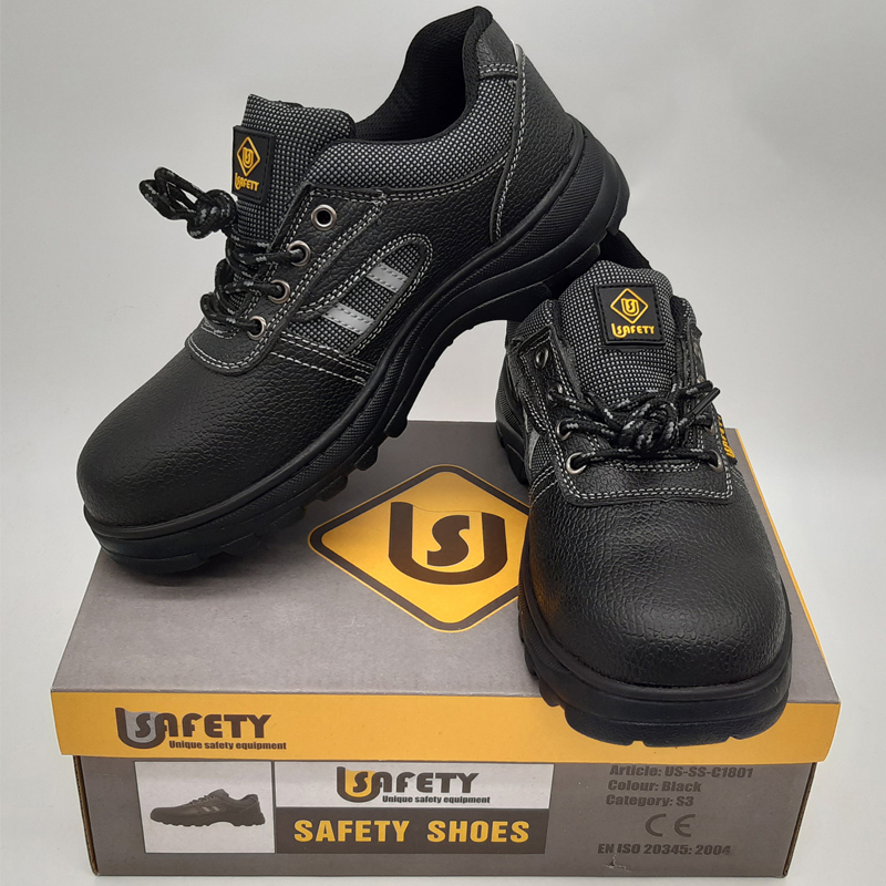 GIÀY BẢO HỘ USAFETY US-SS-C1801 CHẤT LIỆU DA XỊN MŨI THÉP ĐẾ THÉP BẢO VỆ CHÂN AN TOÀN TUYỆT ĐỐI