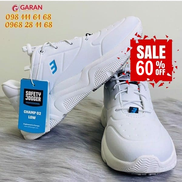 GIÀY DÉP SỨC KHỎE GIÀY DÉP Y TẾ ĐI TRONG BỆNH VIỆN SAFETY JOGGER CHAMP O2 LOW ESD FO SRC KIỂU DÁNG THỂ THAO