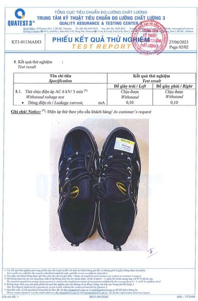 Giày Bảo Hộ Lao Động Titan Voltan S1P Cách Điện 6kV